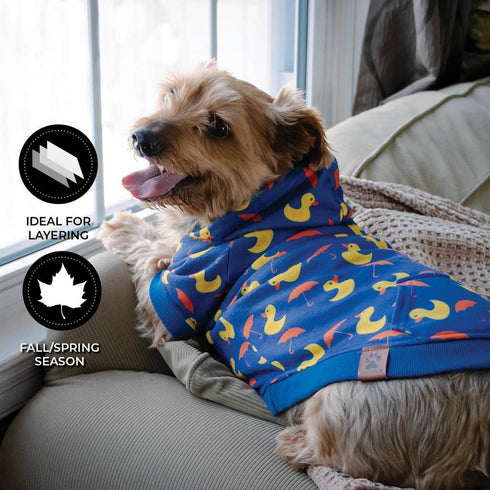 Shedrow K9 Canmore Dog Hoodie M Rubber Duck - Poudre Pet & Feed Supply 2